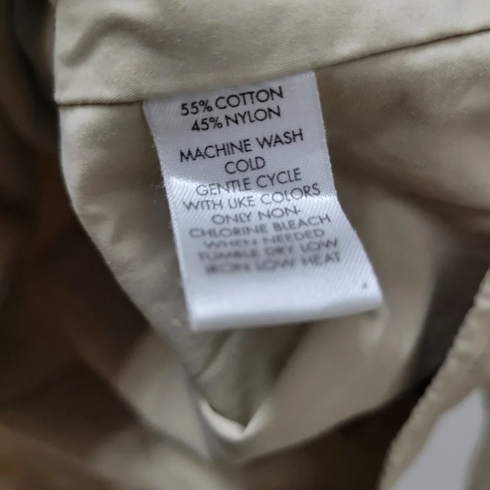 Calvin Klein Men's Beige Full-Zip Collared Long-Sleeves Jacket Size XXL